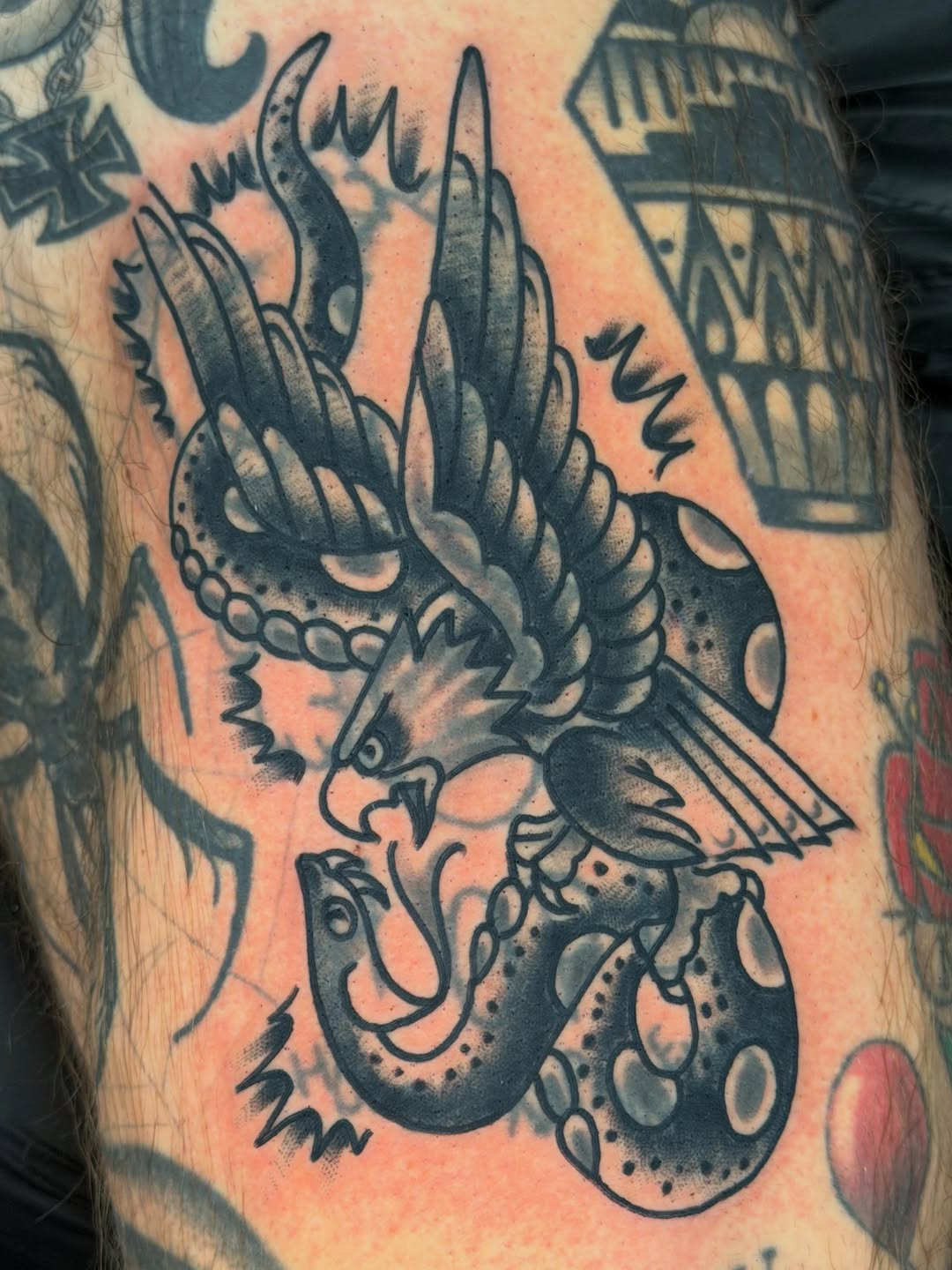 Tattoo by @david_steed — american_traditional, black_and_grey