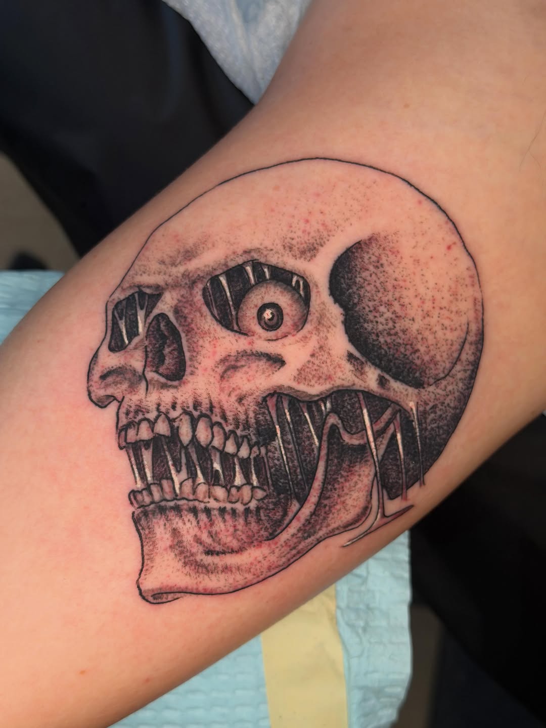 Tattoo by @david_steed — dark_realism, dotwork