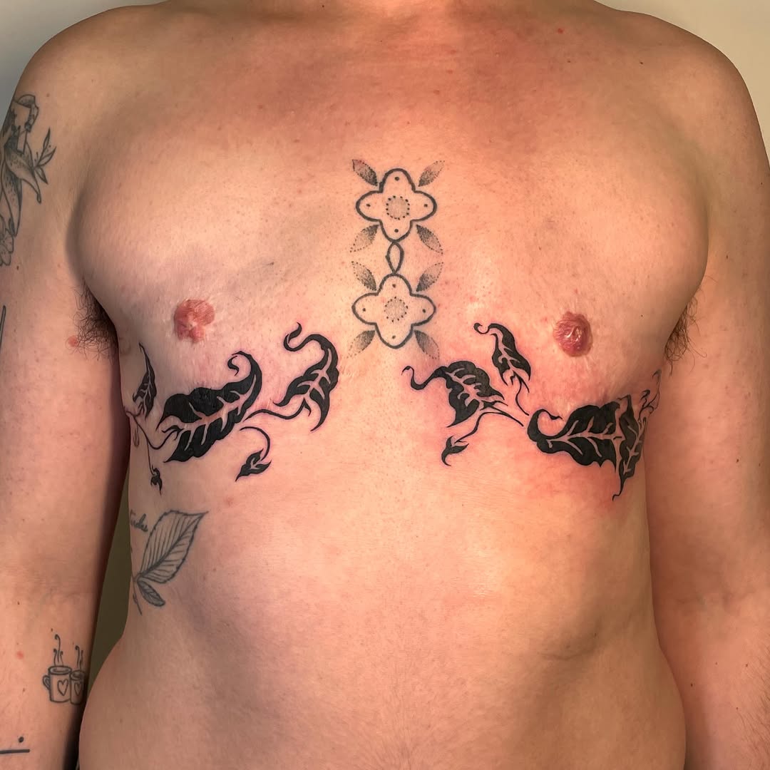 Tattoo by @iris.tats — blackwork, illustrative