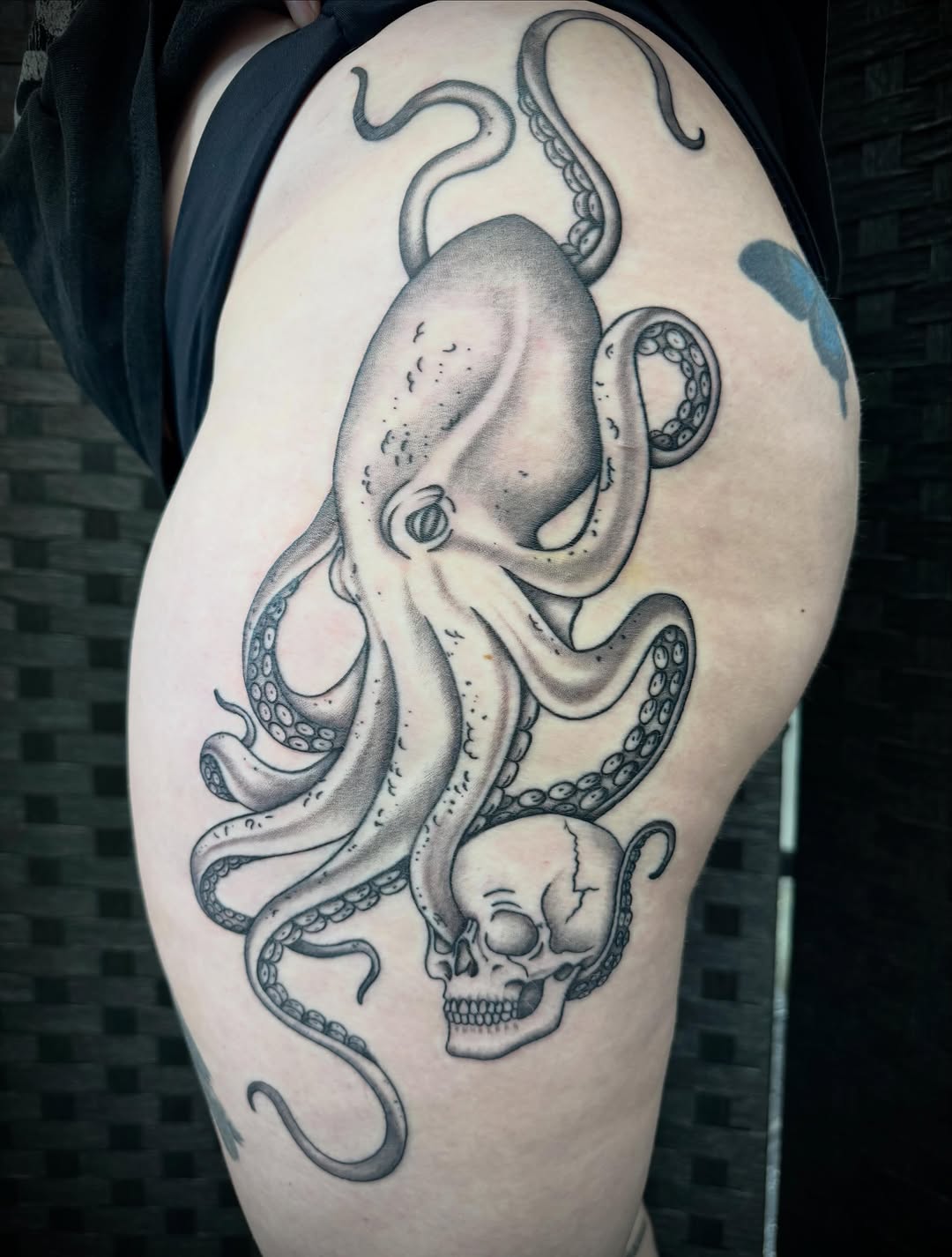 Tattoo by @robincandraw — black_and_grey, realism