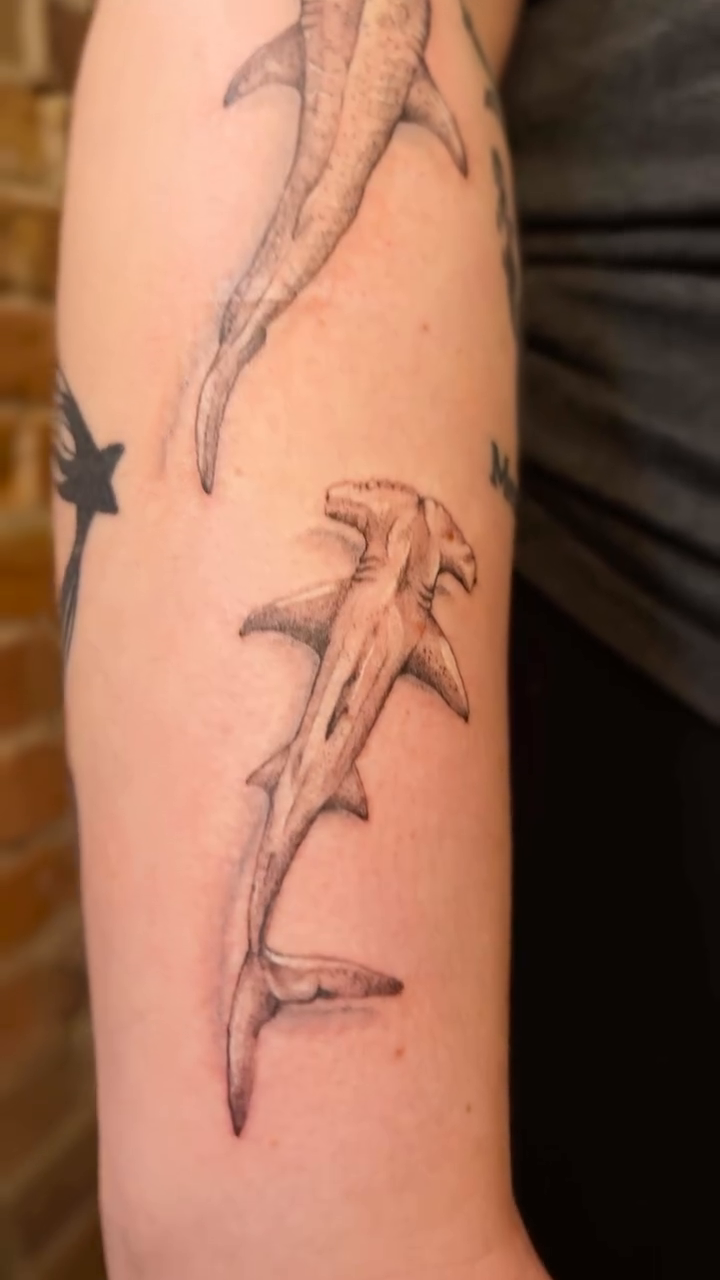 Tattoo by @inkdbyliz — illustrative, black_and_grey