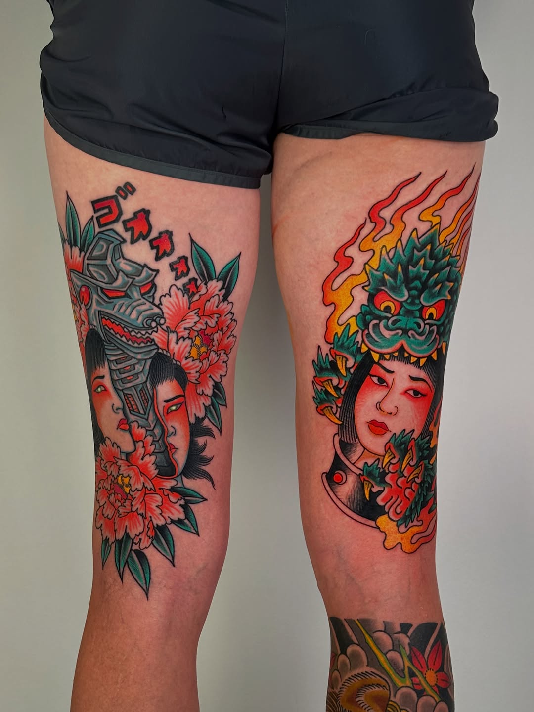 Tattoo by @fleshbrush_ — japanese_irezumi, neo_traditional