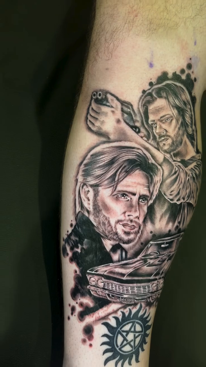 Tattoo by @stephanierowe_art — realism, black_and_grey