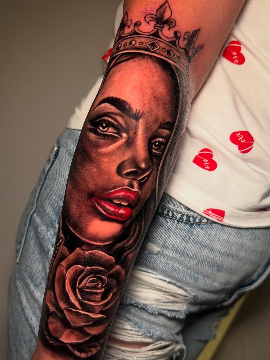 Tattoo by @patrisiatattoo — realism, black_and_grey