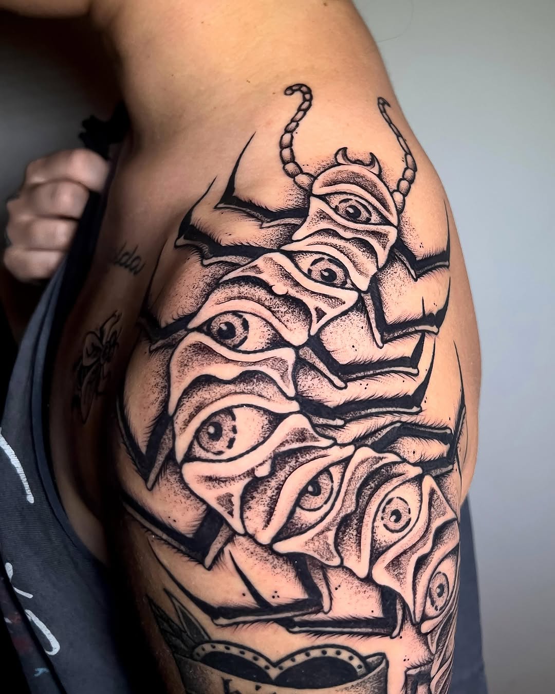 Tattoo by @andrewg.ttt โ blackwork, illustrative