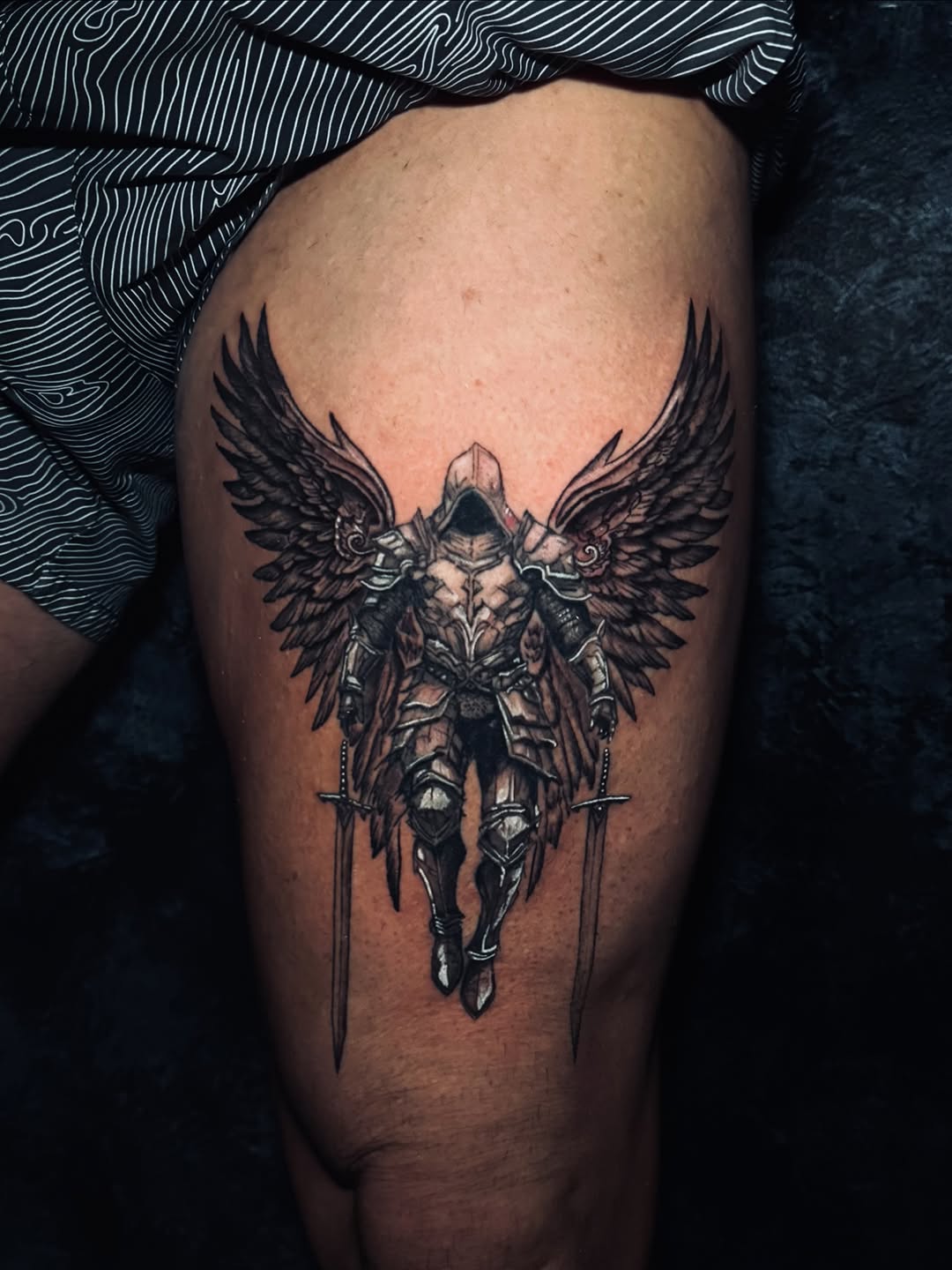 Tattoo by @paolainkart โ realism, black_and_grey