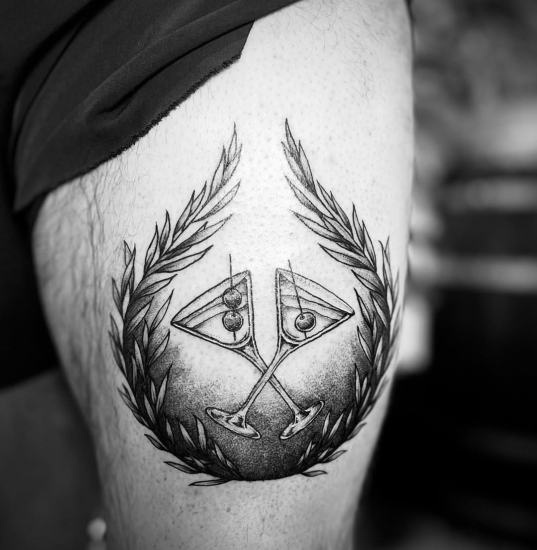 Tattoo by @rikki_mf_bobby — black_and_grey, dotwork