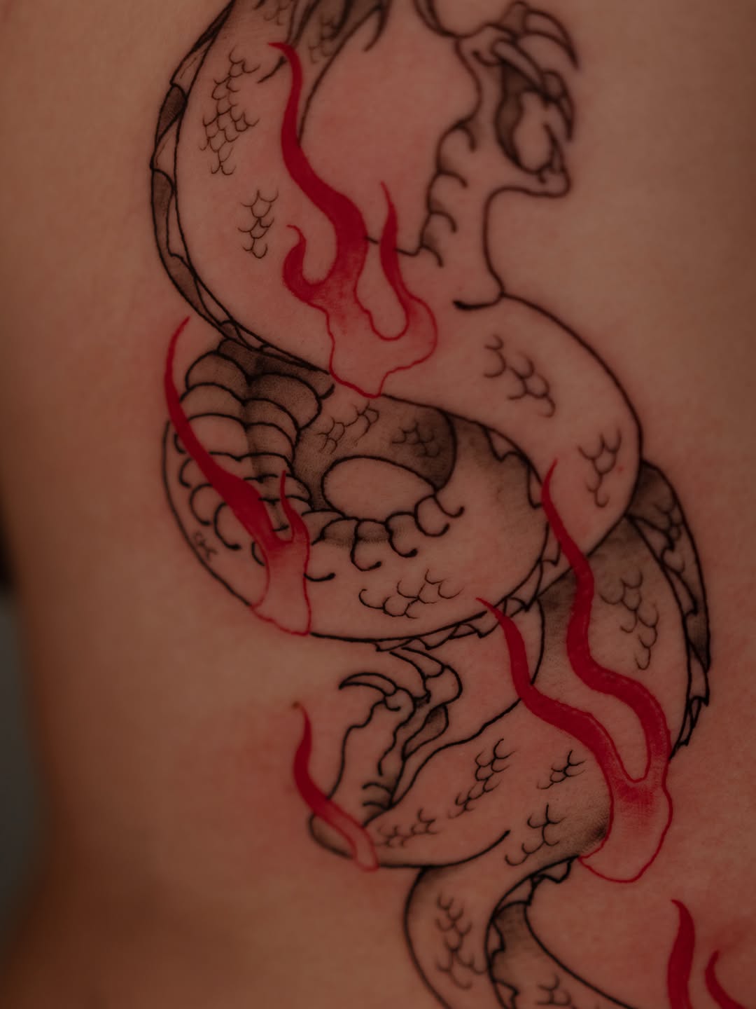 Tattoo by @wispytats — japanese_irezumi, illustrative