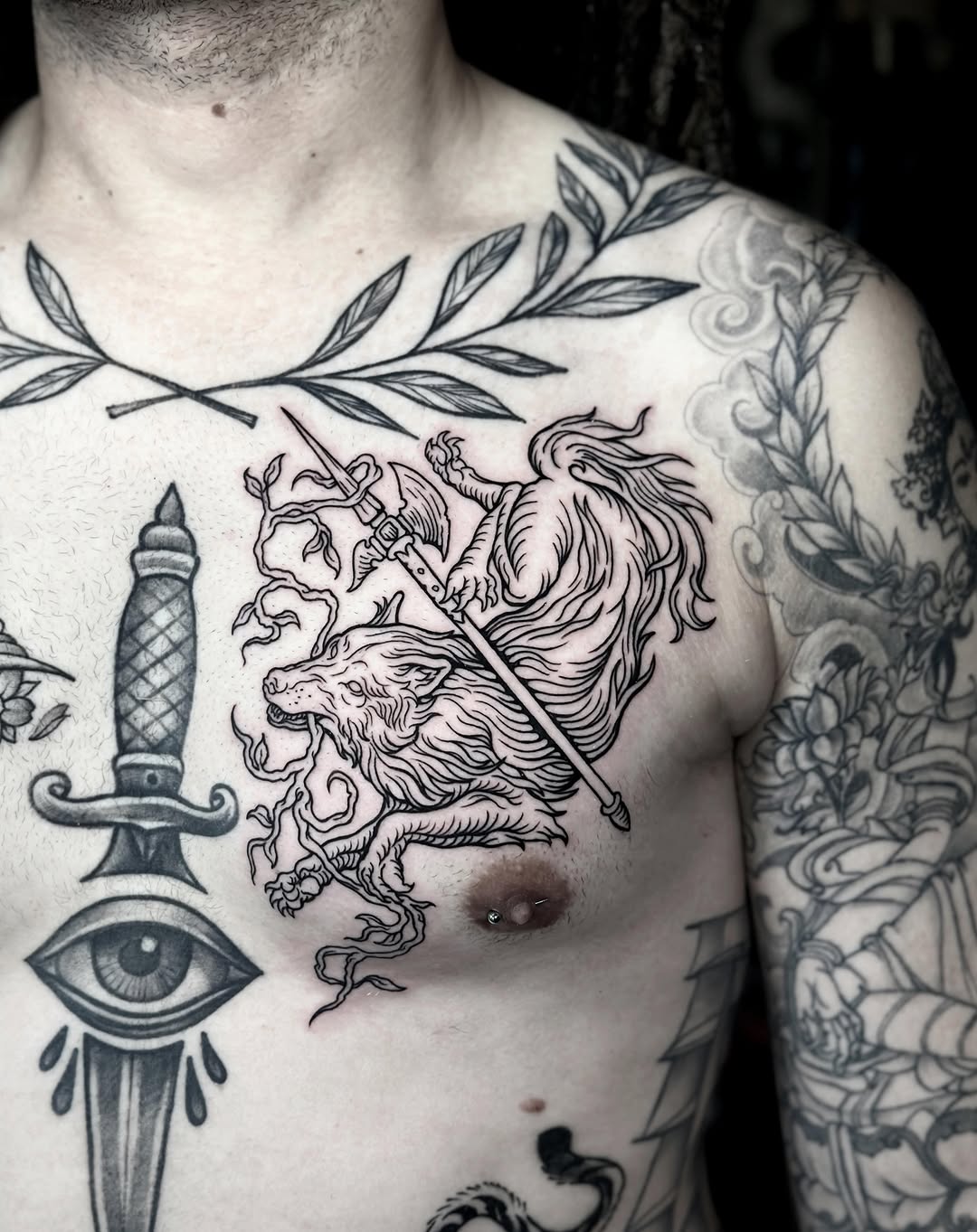 Tattoo by @sashawoland β blackwork, illustrative