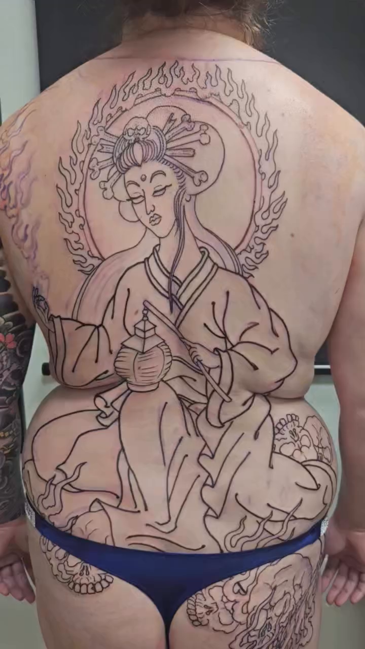 Tattoo by @leifhansentattooer — japanese_irezumi, illustrative