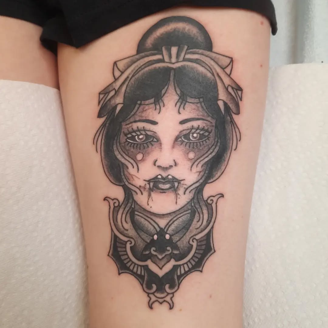Tattoo by @k8carley_tattoos โ neo_traditional, dark_realism