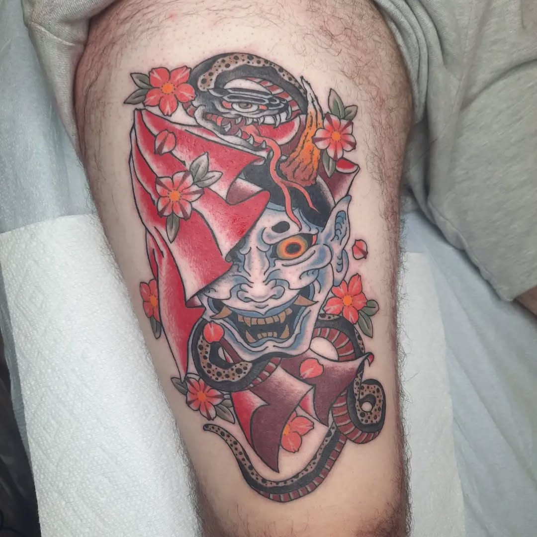 Tattoo by @k8carley_tattoos โ japanese_irezumi, neo_traditional