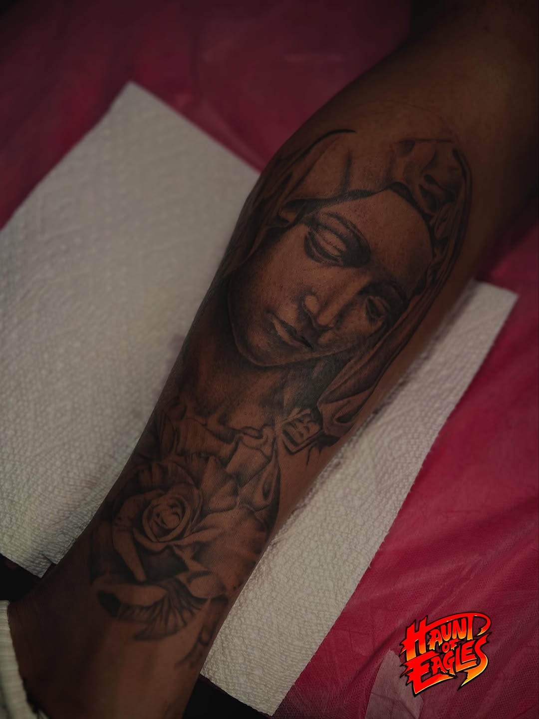 Tattoo by @haunt.of.eagles — black_and_grey, realism