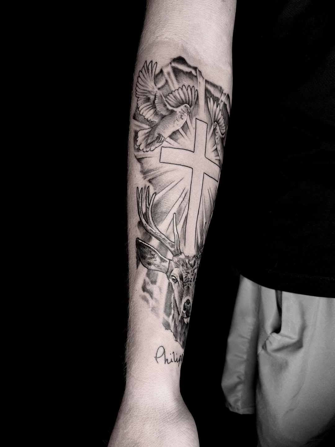Tattoo by @codyglenntattoos — black_and_grey, realism
