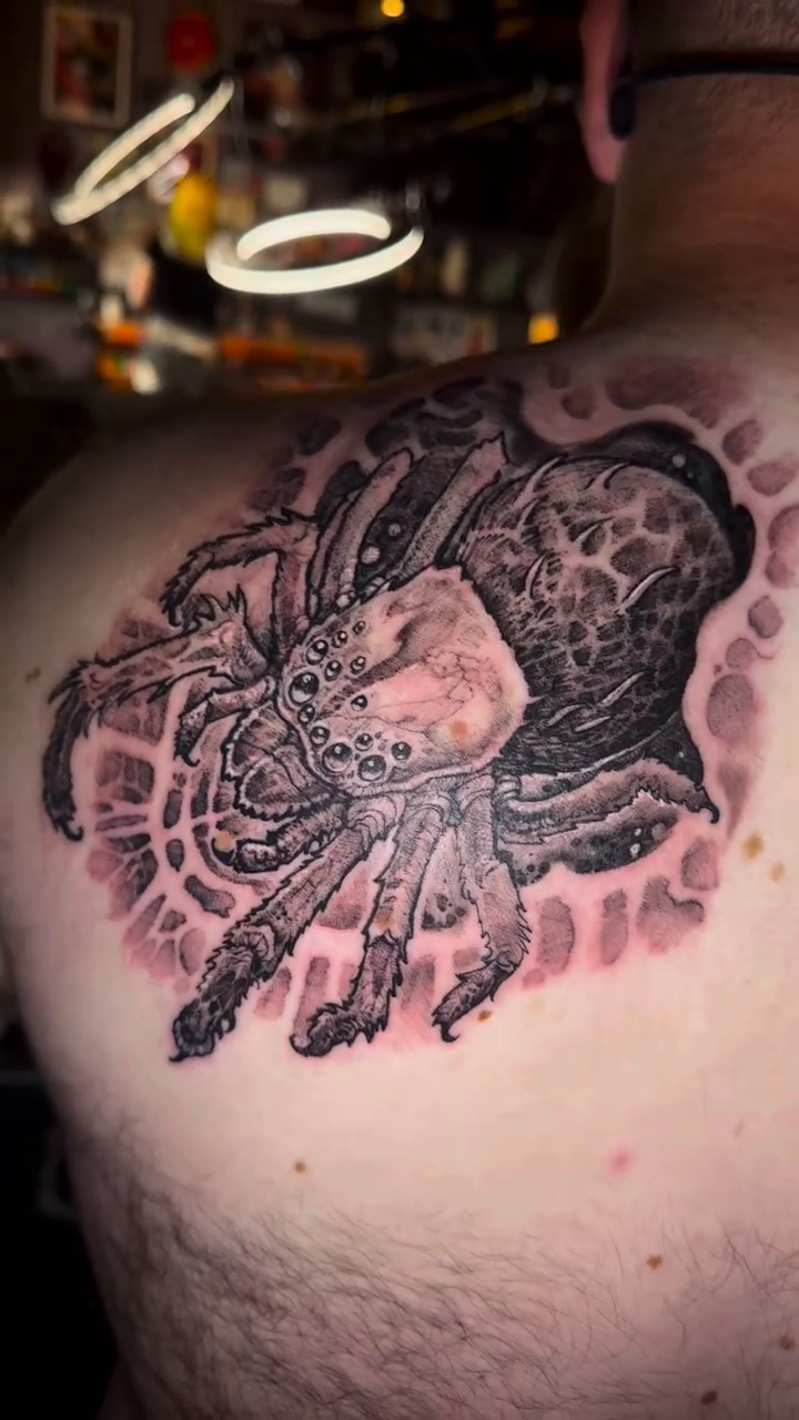Tattoo by @jsintaylor — dark_realism, dotwork
