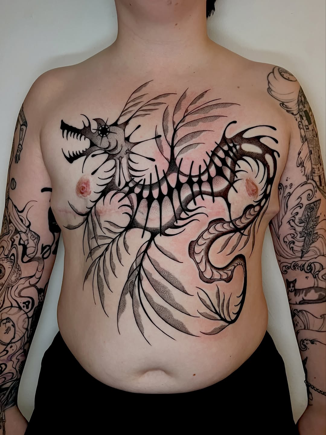 Tattoo by @bloodkimchi β blackwork