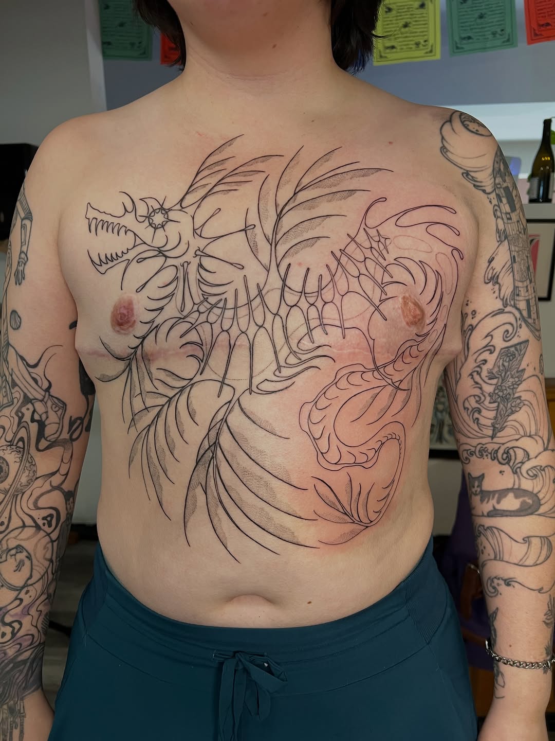 Tattoo by @bloodkimchi β dotwork