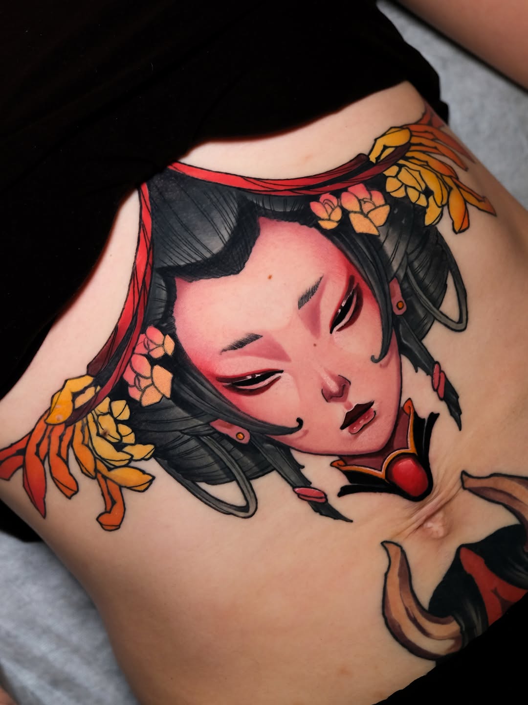 Tattoo by @harleytattooartist β neo_traditional, japanese_irezumi