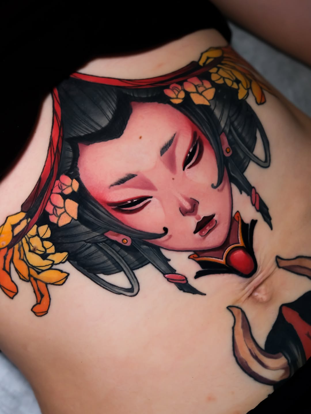 Tattoo by @harleytattooartist β neo_traditional, japanese_irezumi