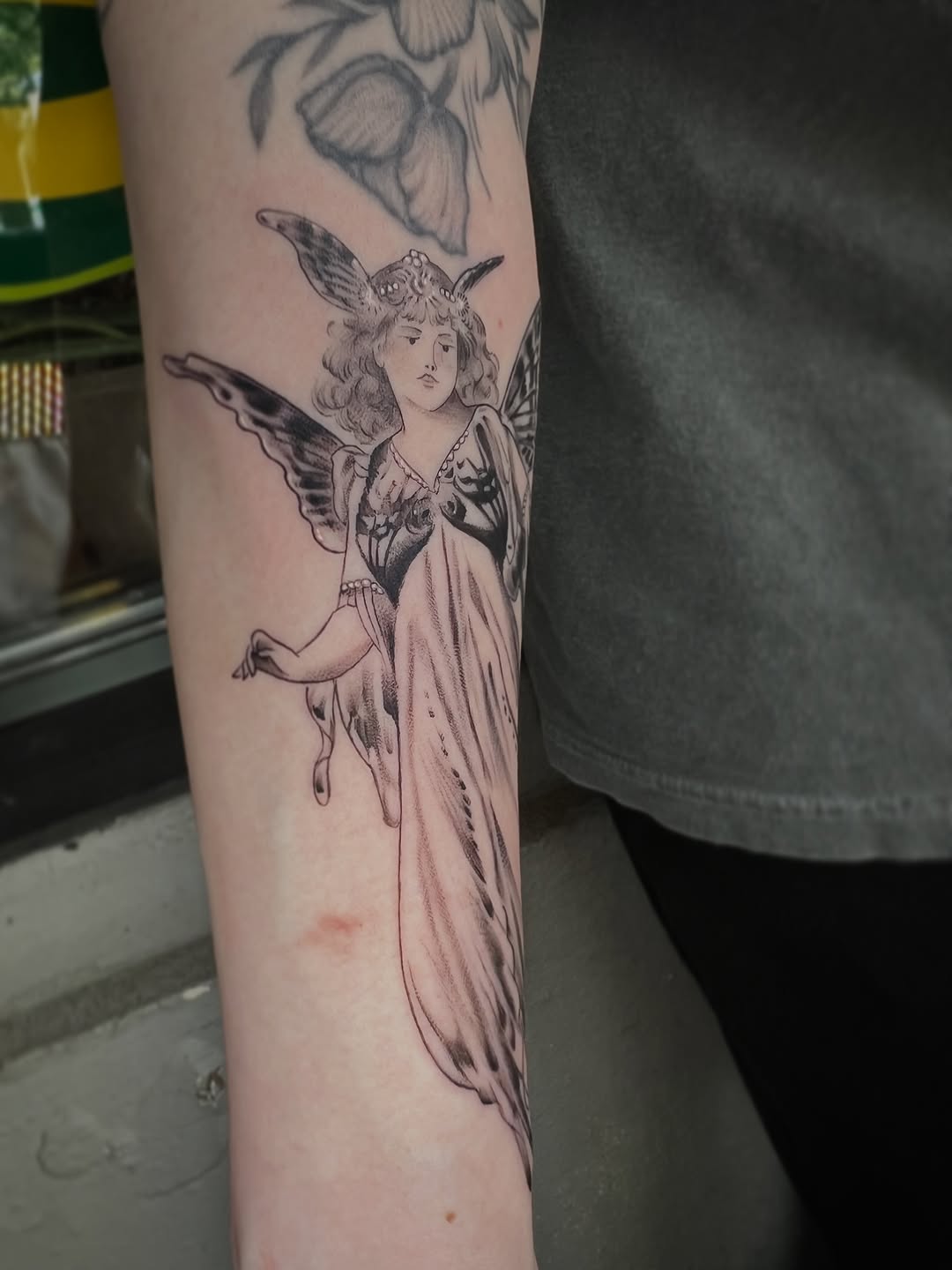 Tattoo by @southpaw.stipple โ black_and_grey, realism