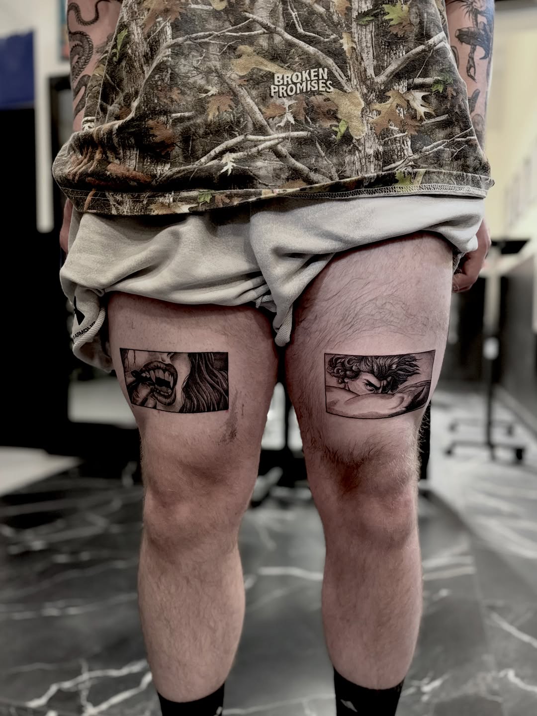 Tattoo by @barbs.tattoos — black_and_grey