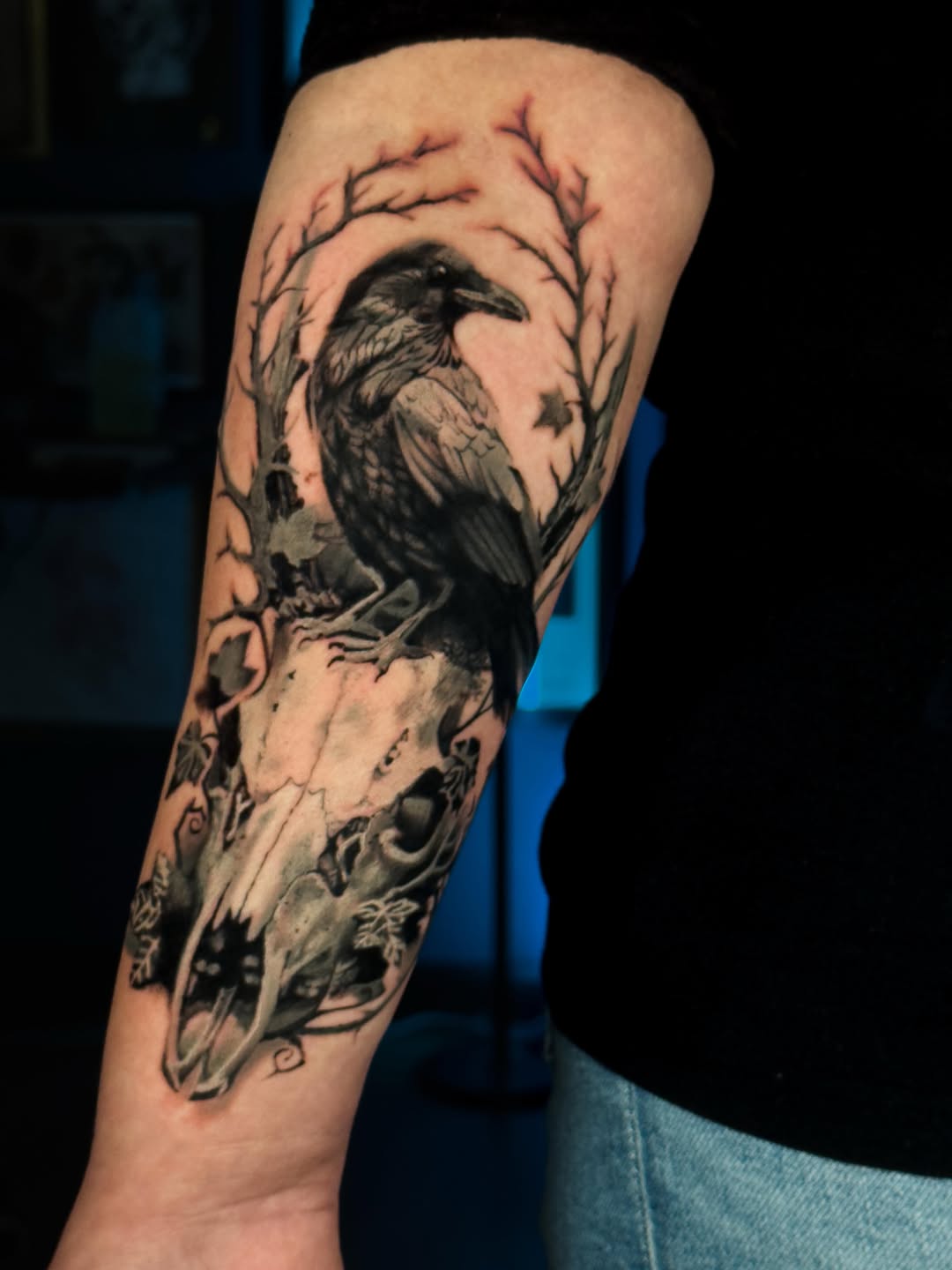 Tattoo by @tattoosbytravis — realism, black_and_grey