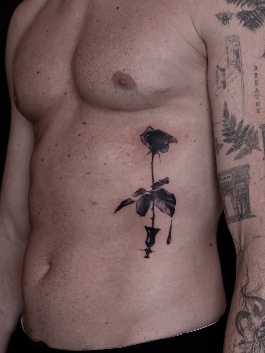 Tattoo by @themanedias — black_and_grey