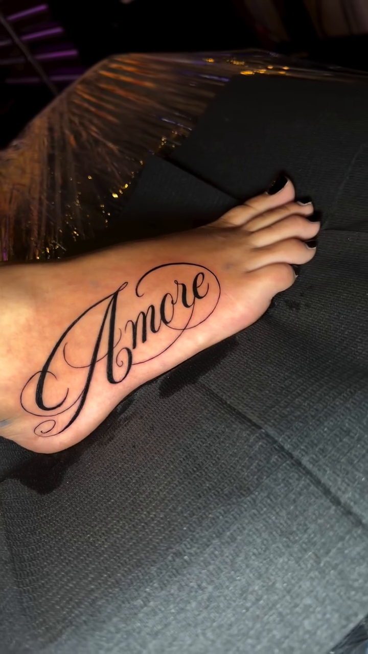 Tattoo by @picassosergiotattoos — lettering_script, fine_line