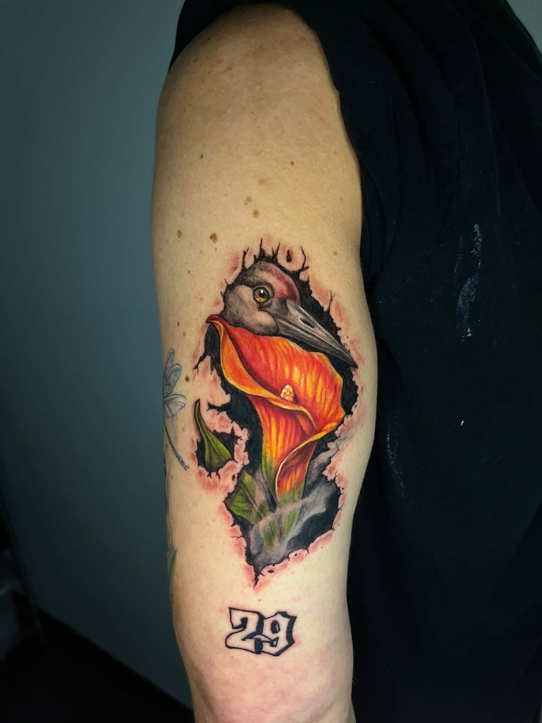 Tattoo by @ladymonsterfacetattoos — realism, trash_polka