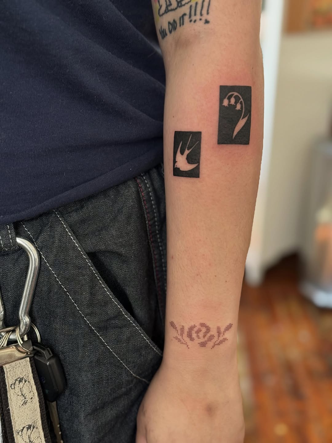 Tattoo by @judetatt — blackwork, dotwork