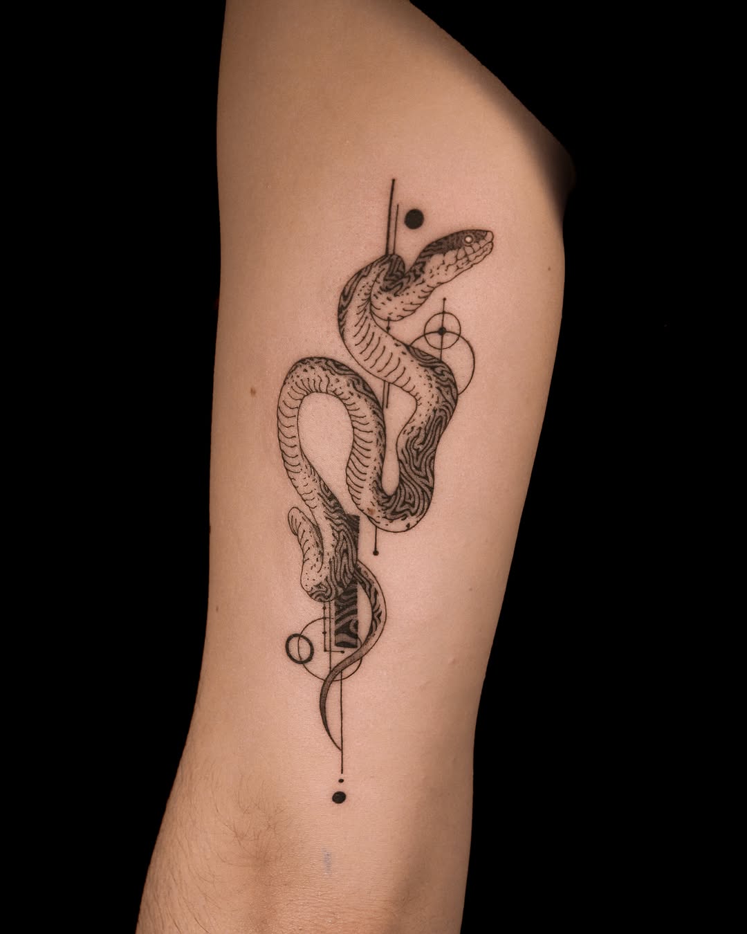 Tattoo by @you.tats — illustrative, geometric