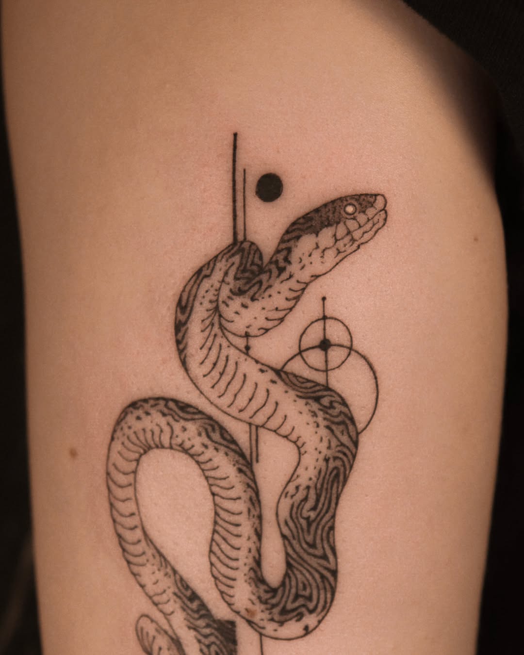 Tattoo by @you.tats — illustrative, geometric
