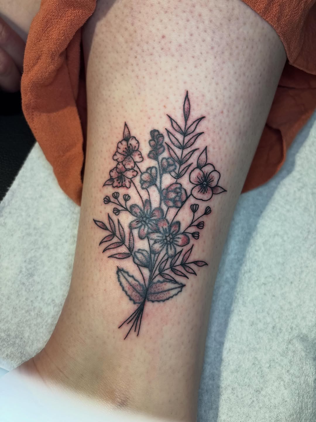 Tattoo by @malia_tattoos — illustrative, fine_line