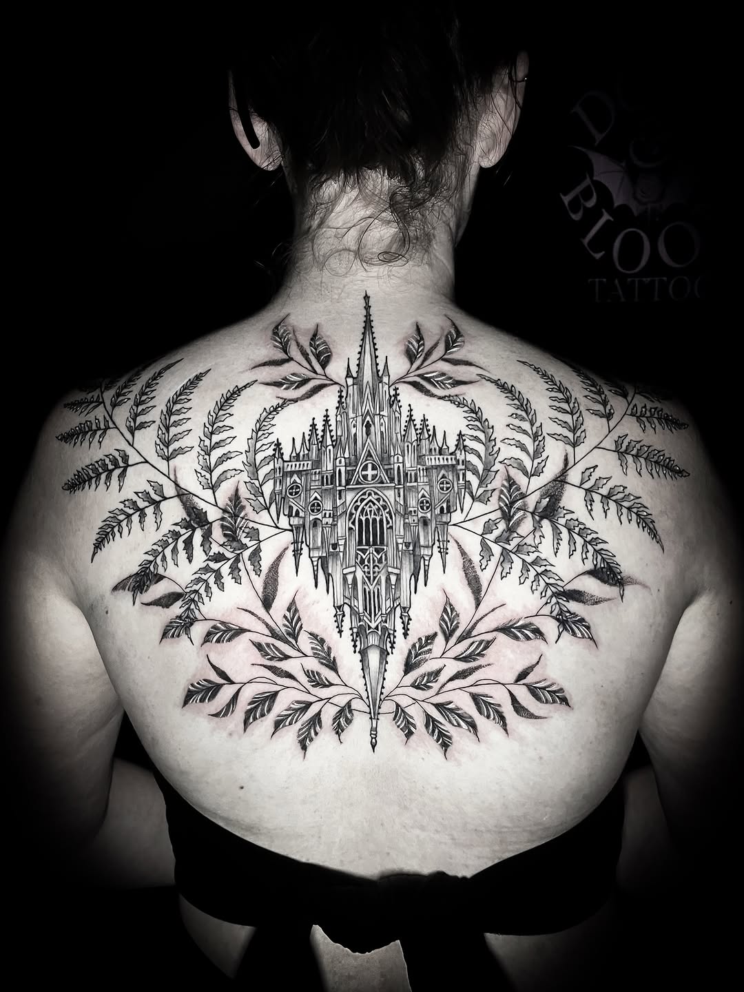 Tattoo by @lilferntattoo — blackwork