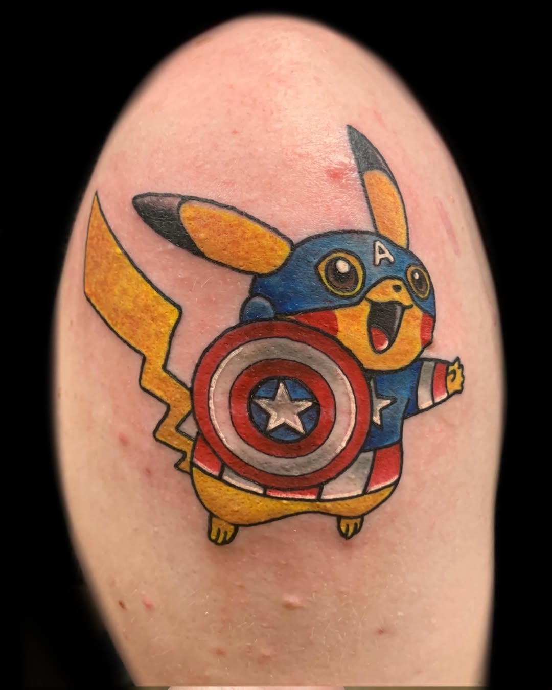 Tattoo by @nickbonestattoos — new_school, illustrative