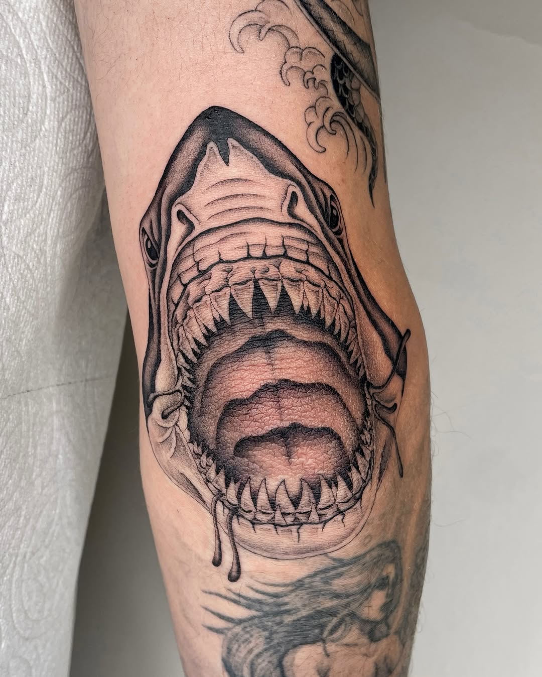 Tattoo by @tattedbypoison — black_and_grey, realism