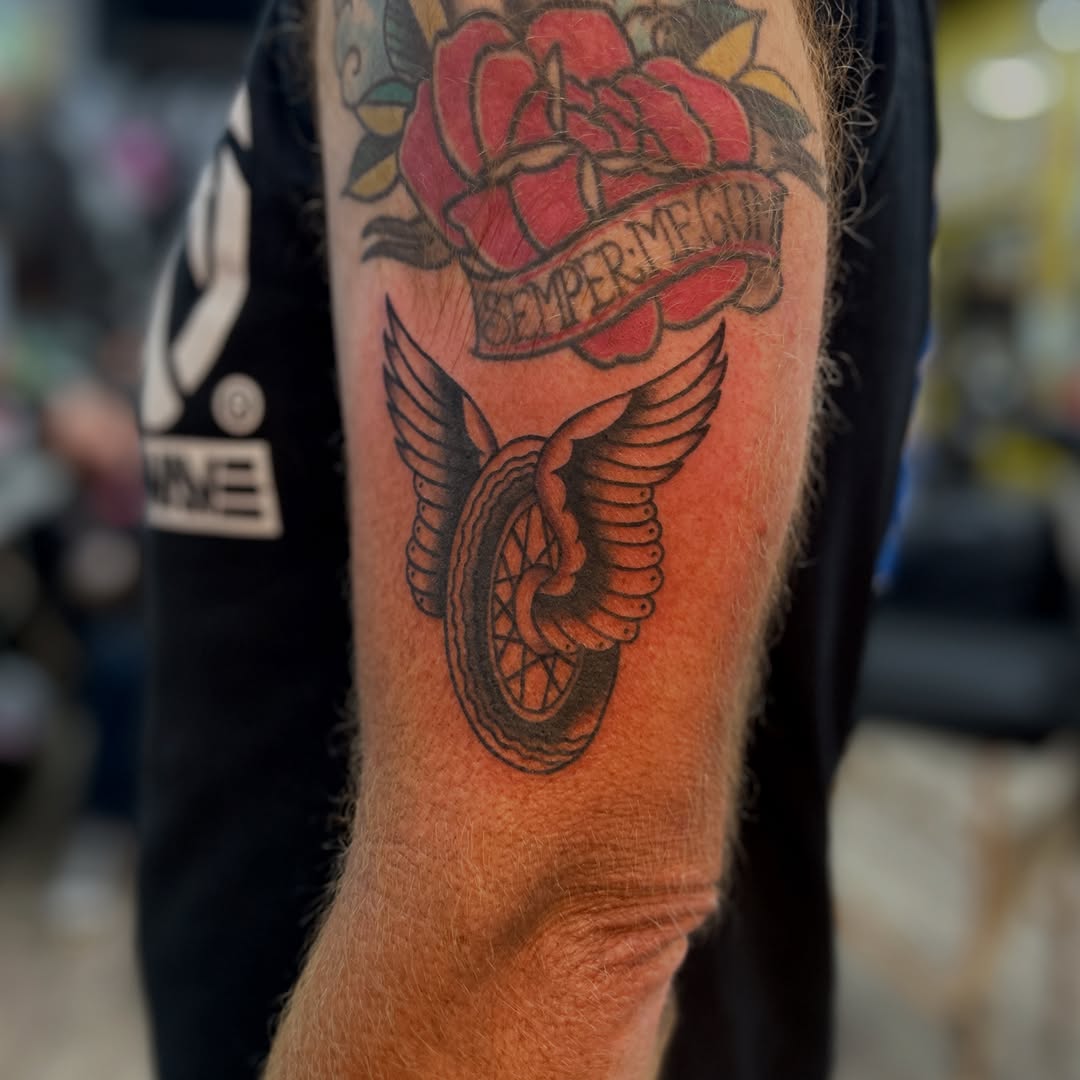 Tattoo by @gibbs.tattoo — american_traditional, black_and_grey