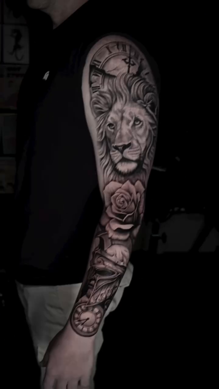 Tattoo by @corycabletattoos โ realism, black_and_grey