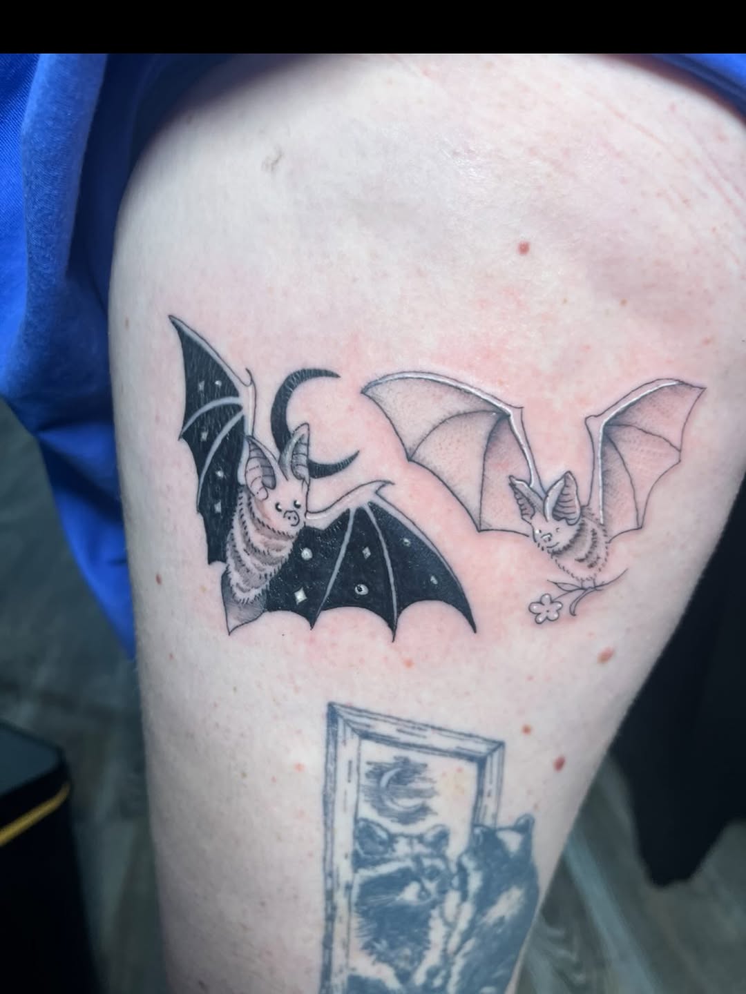 Tattoo by @devillepinson — black_and_grey