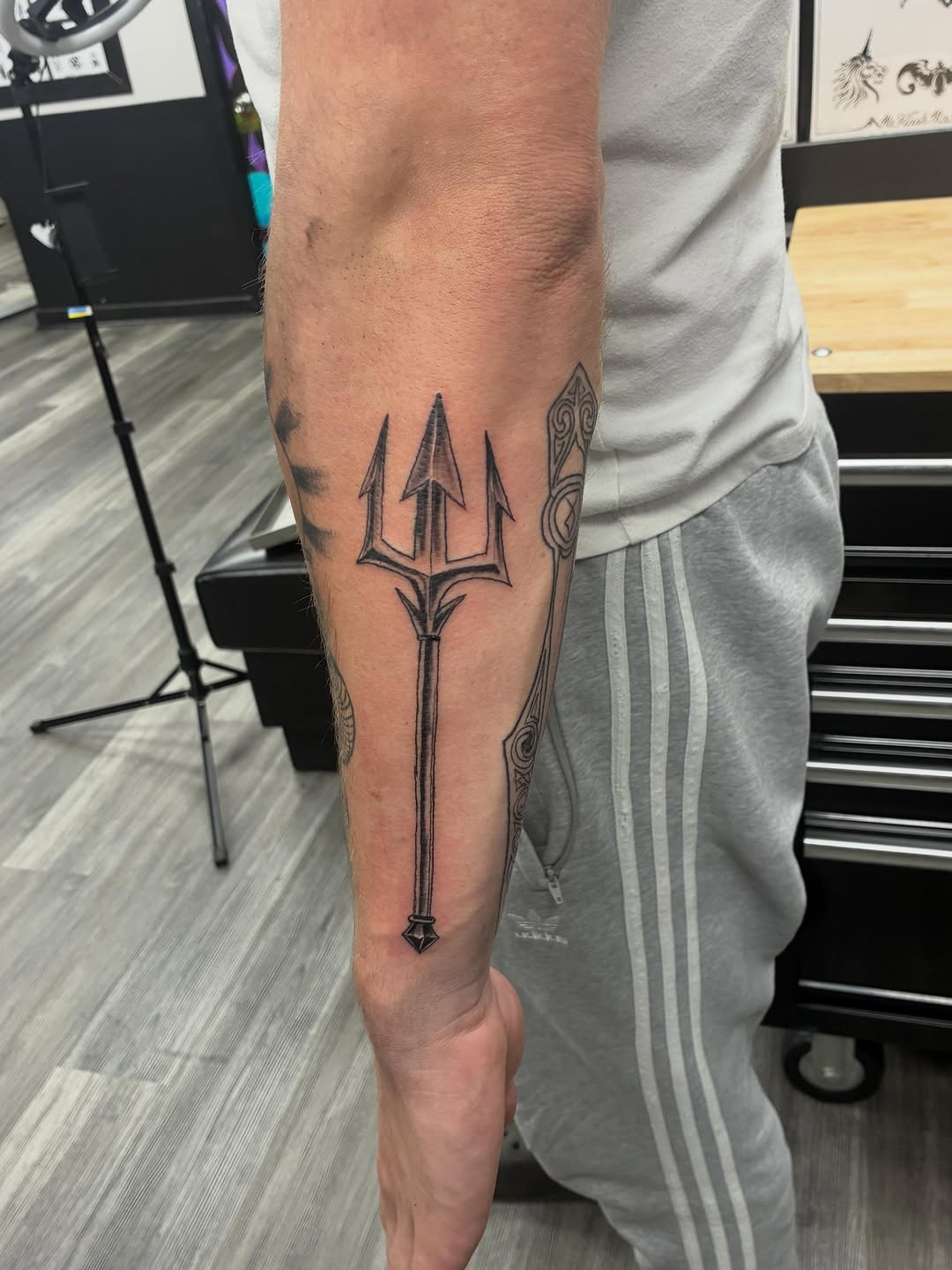 Tattoo by @trae_980 β black_and_grey