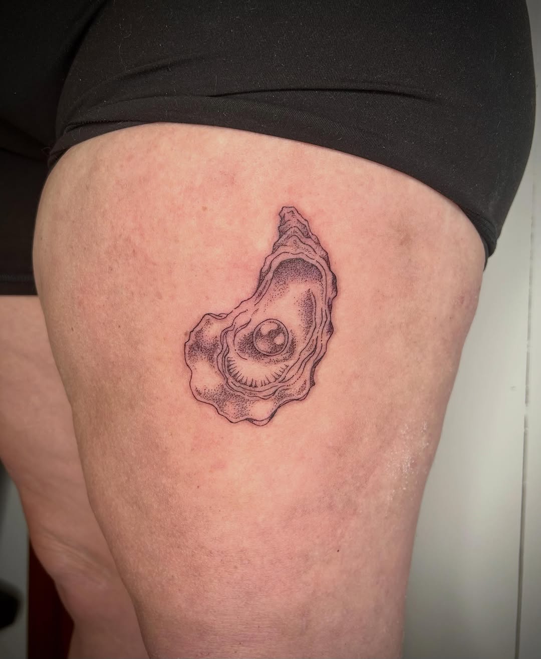 Tattoo by @allieb.tats — dotwork, illustrative