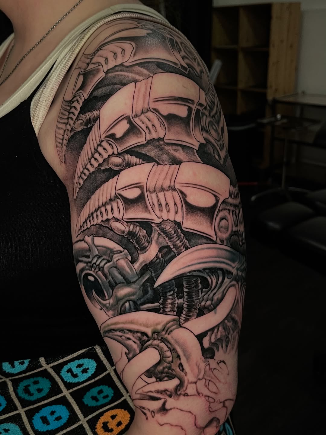 Tattoo by @shainesmithtattoo — realism, black_and_grey