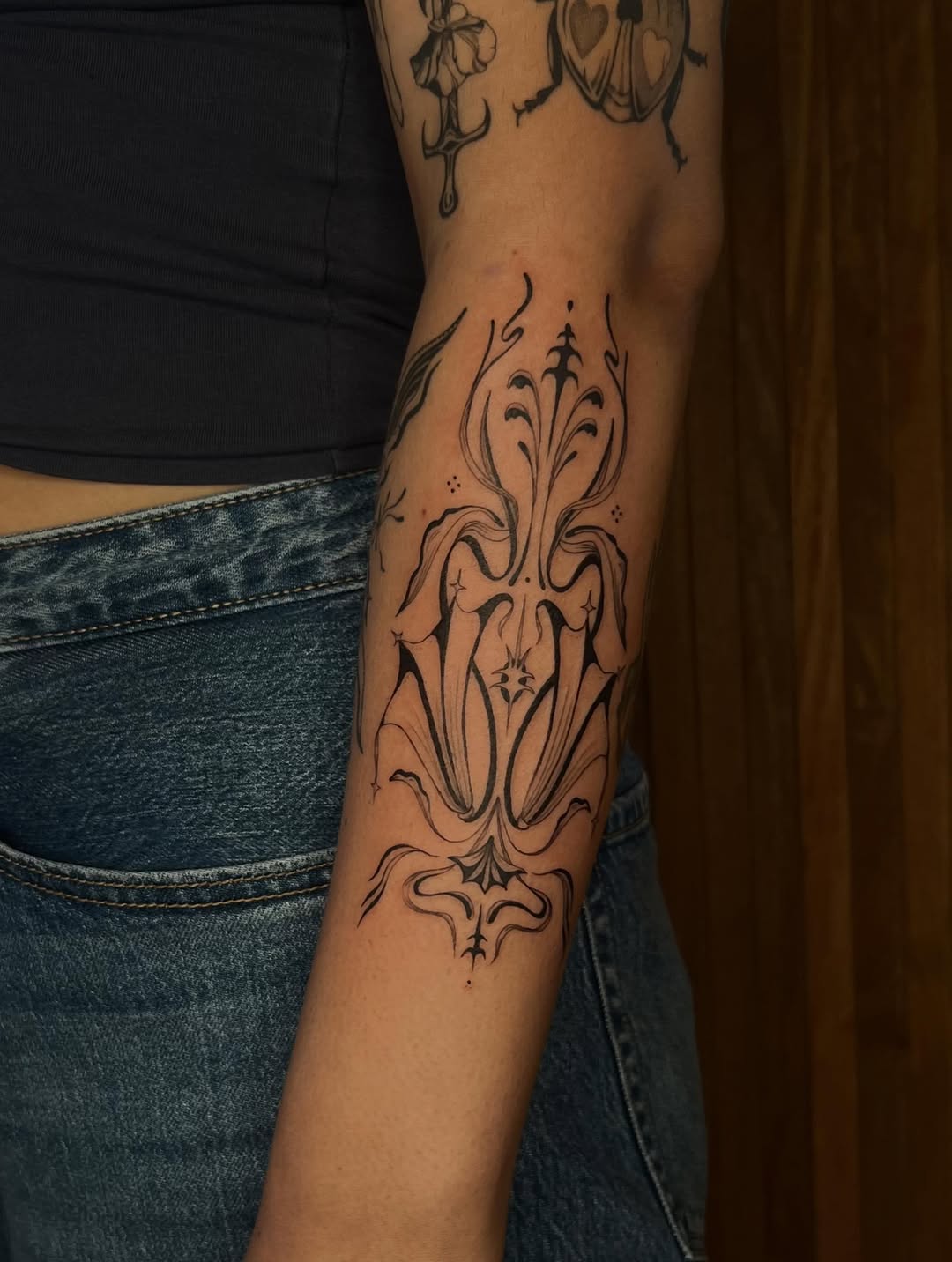 Tattoo by @aldentetattoo — ornamental, fine_line