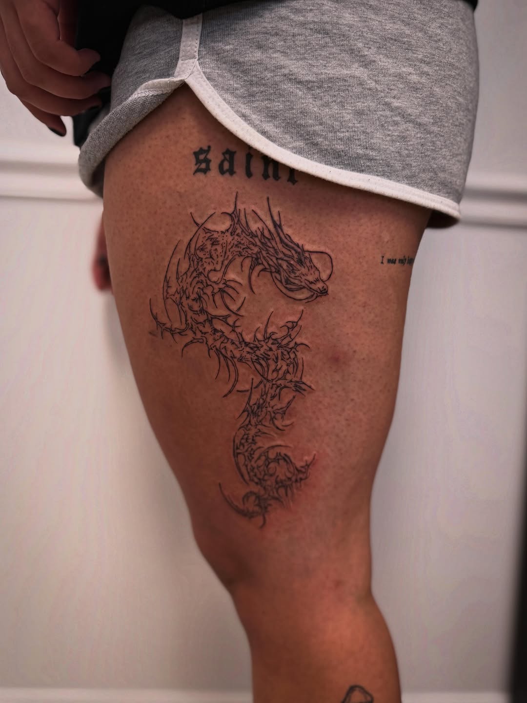 Tattoo by @inkttattoos — blackwork