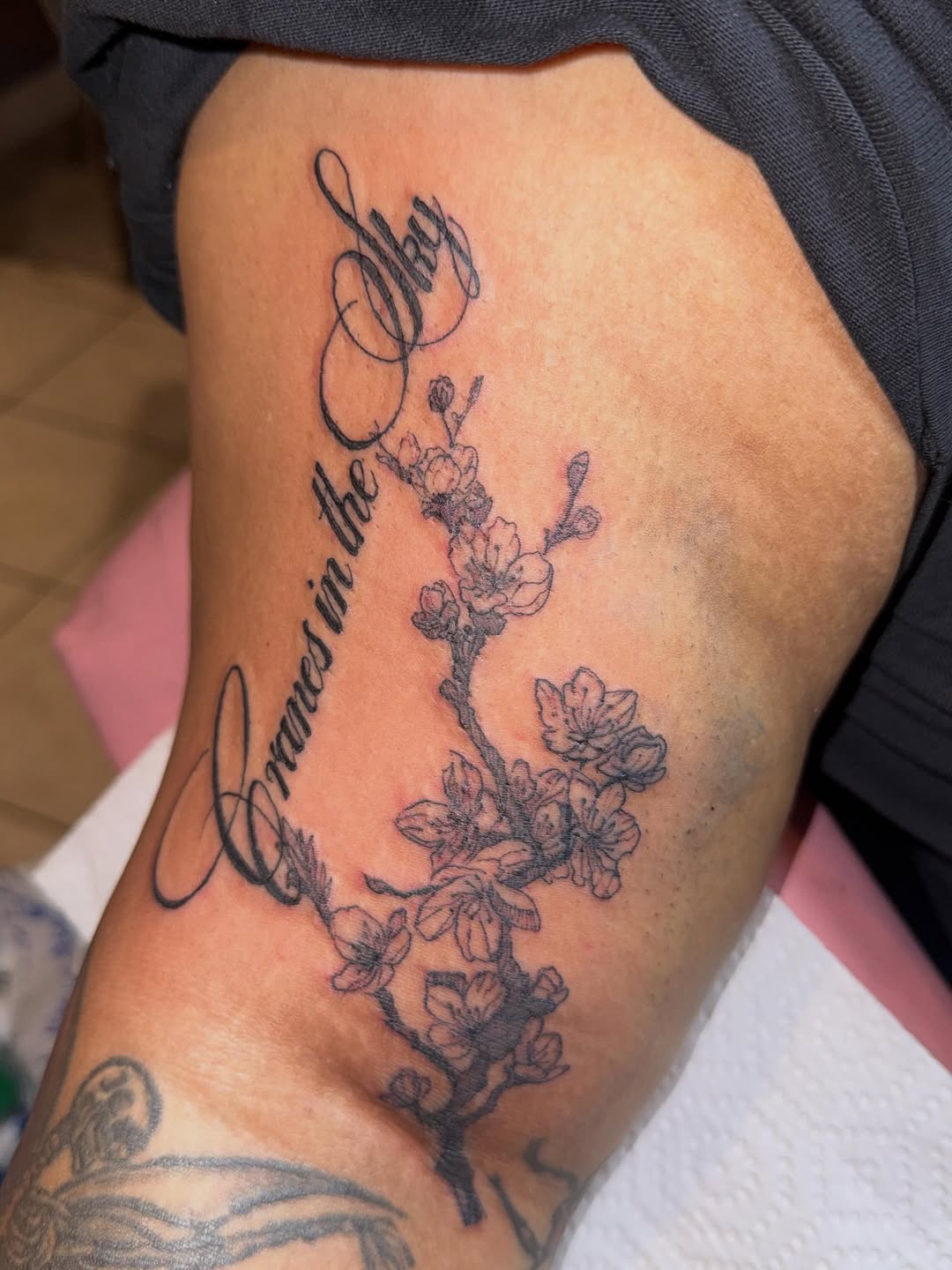 Tattoo by @tatssbydess — lettering_script