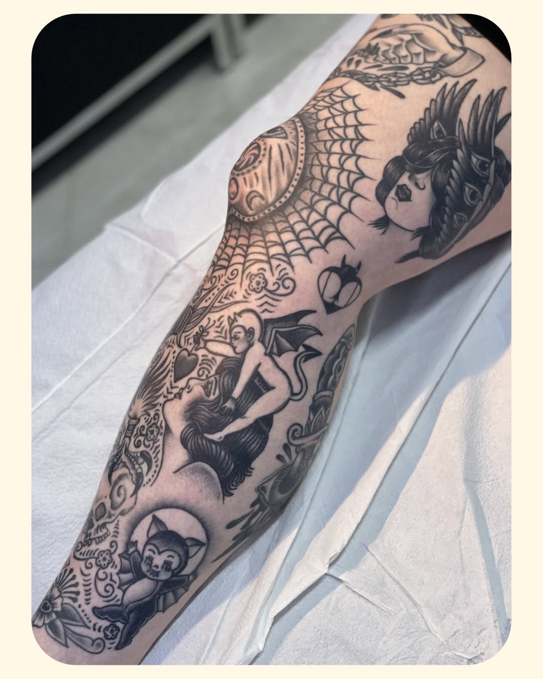Tattoo by @samsonairlines — american_traditional, illustrative