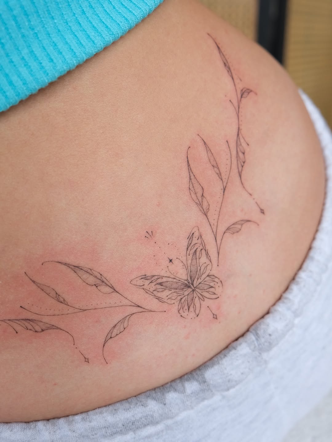 Tattoo by @inkpress.mags — fine_line, illustrative