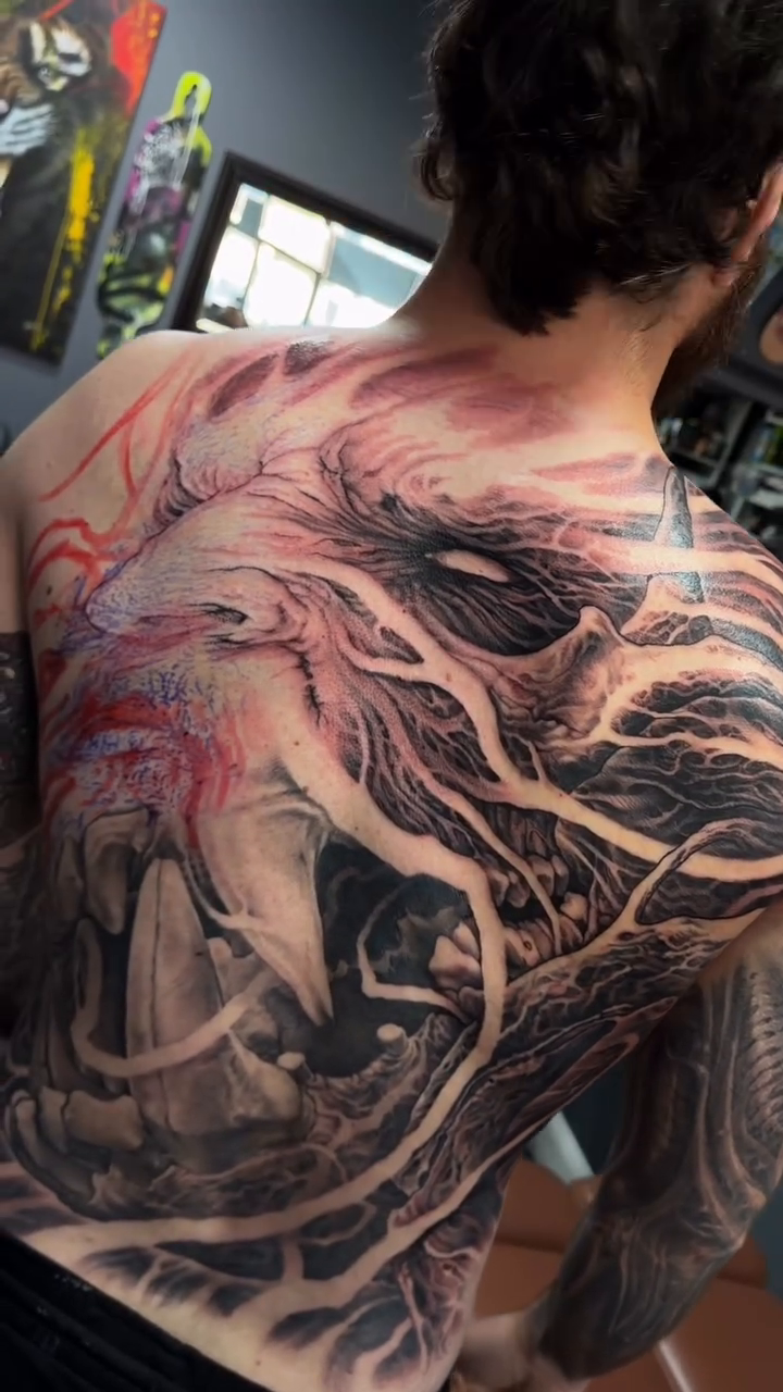 Tattoo by @inkbynico — blackwork