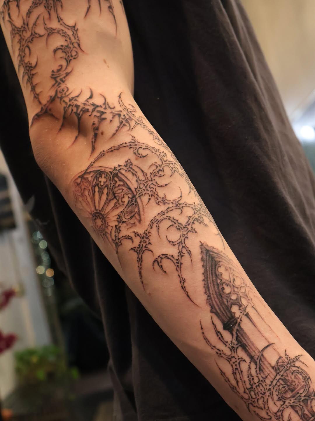 Tattoo by @zarmina_tattoo — blackwork