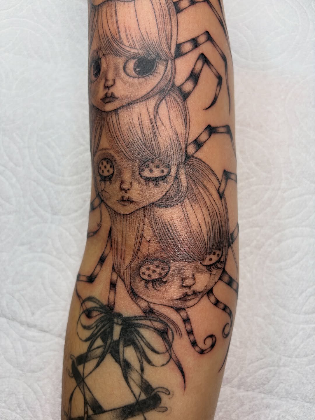 Tattoo by @noritattoos — blackwork
